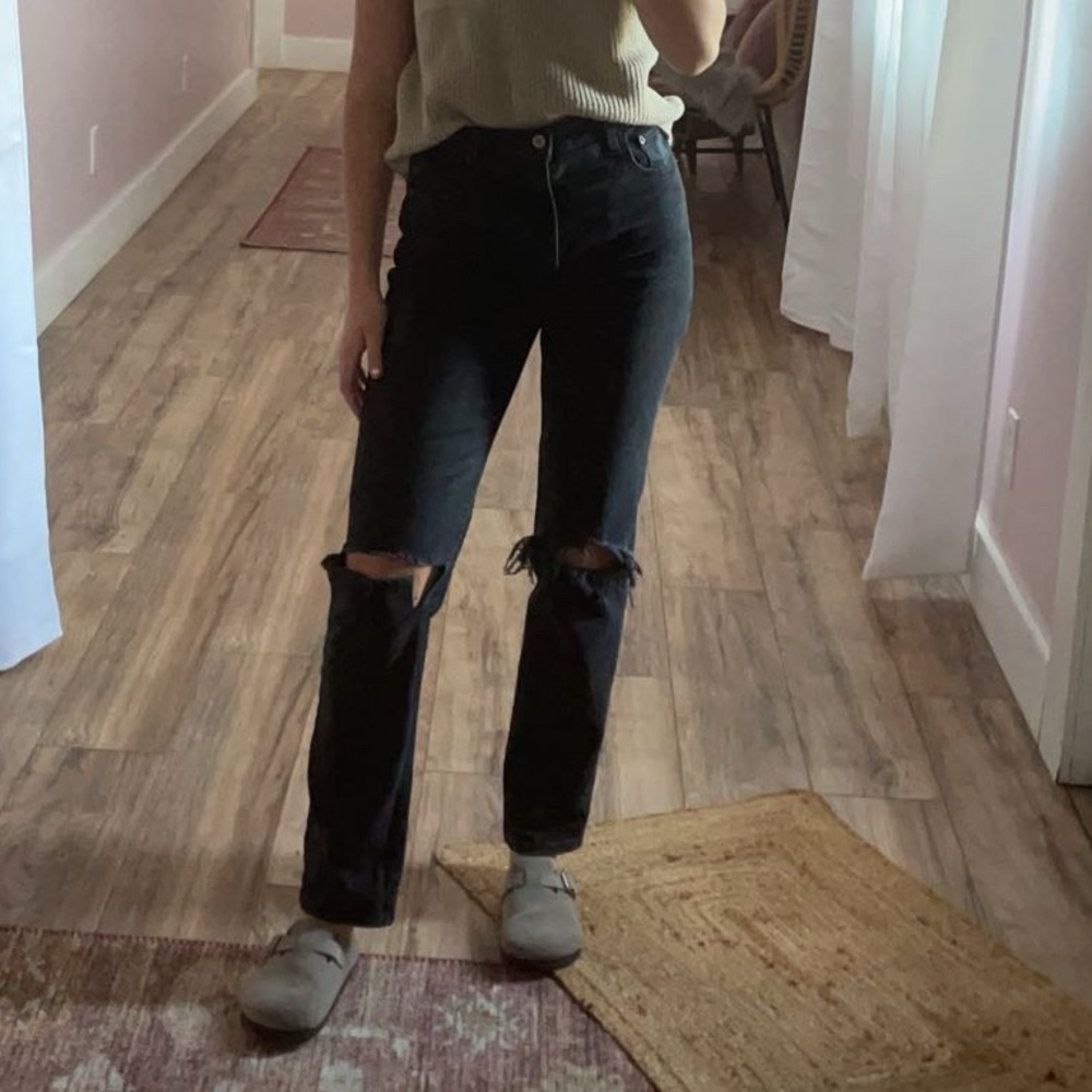 Abercrombie & Fitch 90s Straight Ultra High Rise Jean